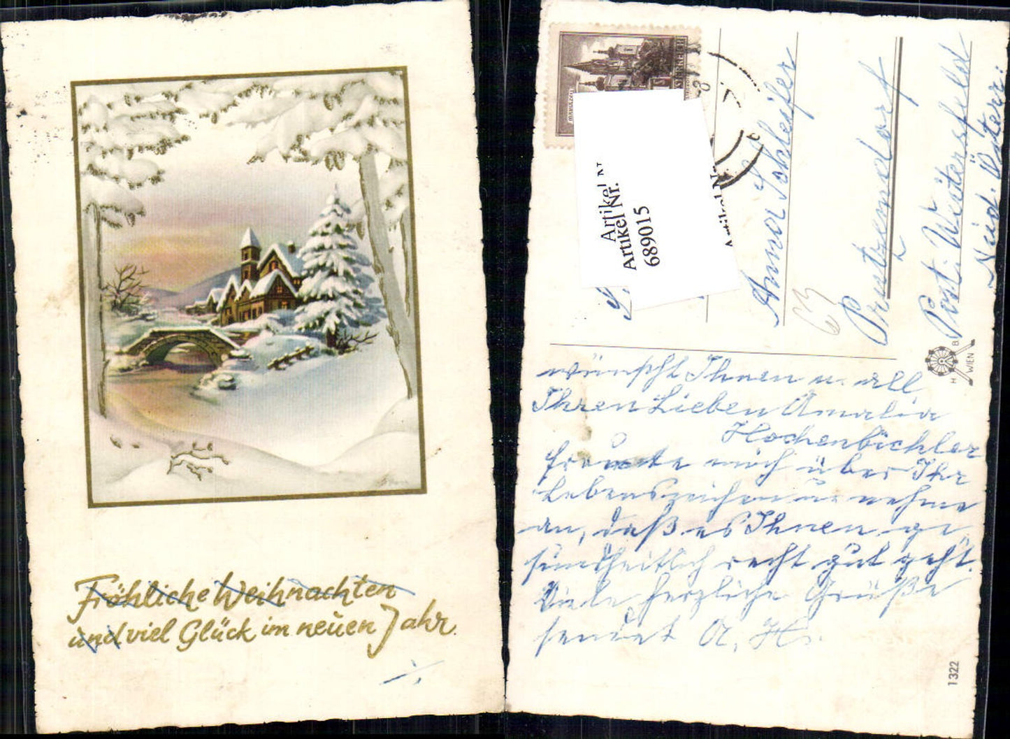 689015 Christmas landscape gel Prutzendorf Weitersfeld