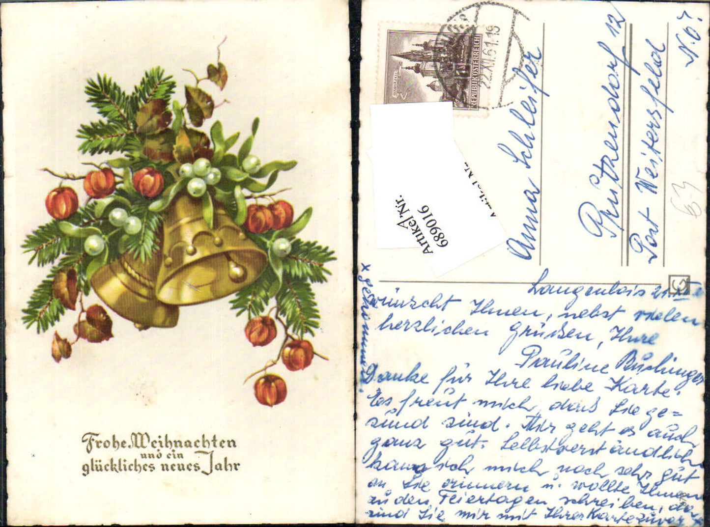 689016 Christmas bell, Prutzendorf Weitersfeld