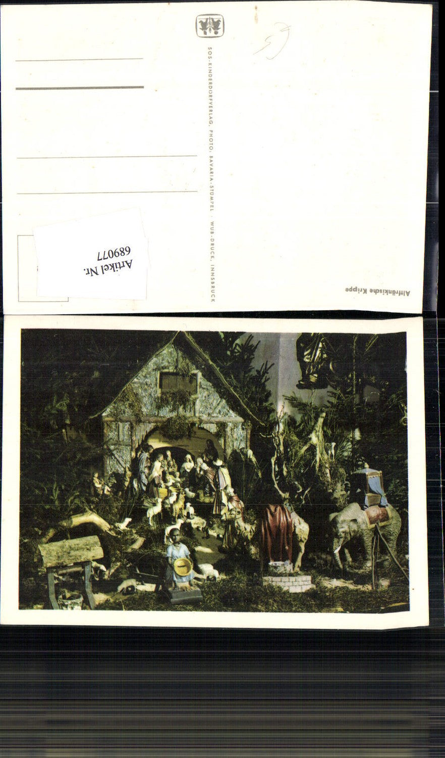 689077 Christmas Nativity Scene Old Franconian Nativity Scene