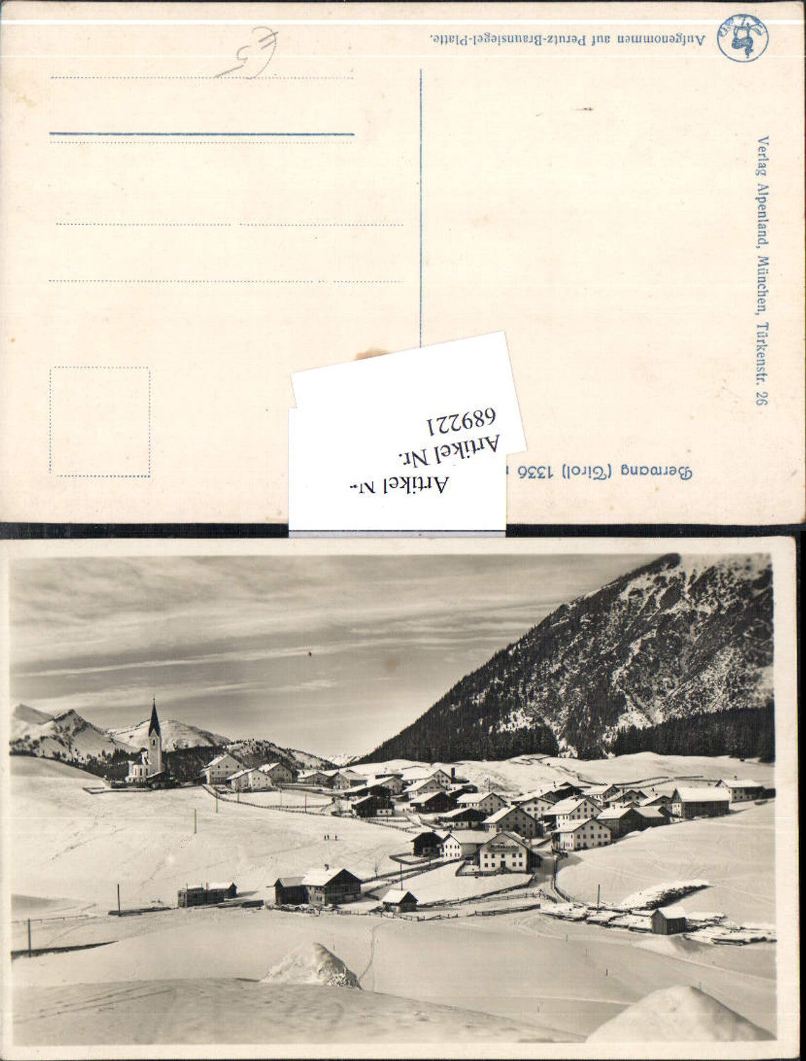 Alte Ansichtskarte – Old Postcard