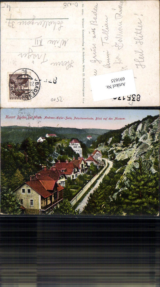 691635 Baden near Vienna, Andreas Hofer, Zeile Putschanerlucke 