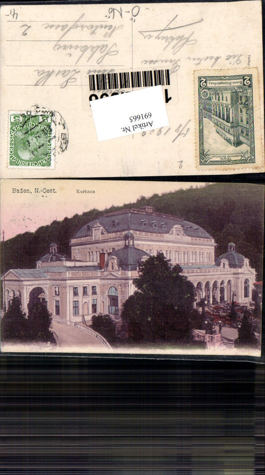 691665 Baden near Vienna Kurhaus 