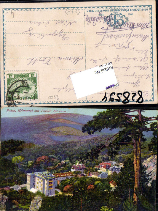 691704 Baden near Vienna Helenental Pension Silvanna 