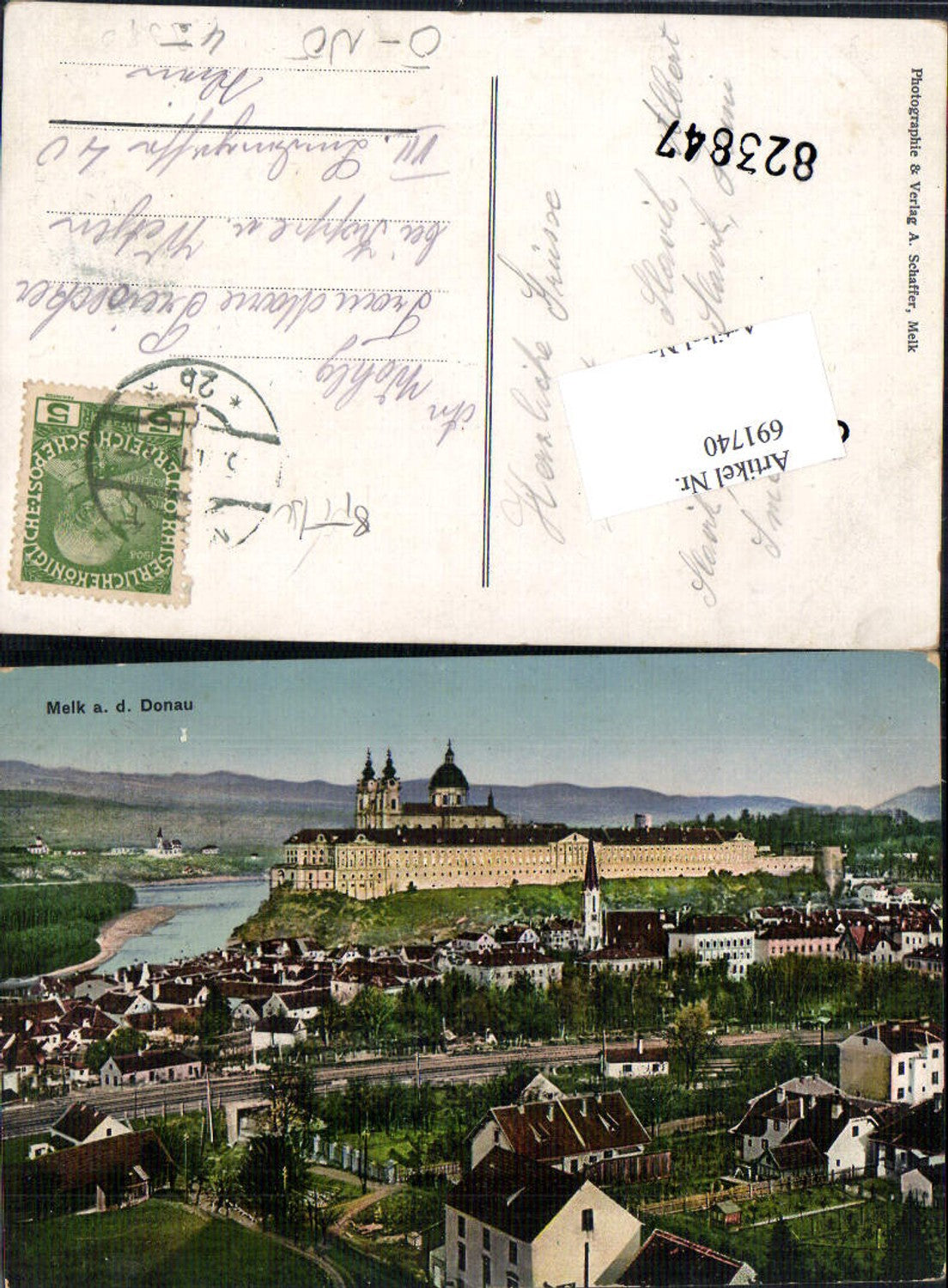 691740 Melk on the Danube