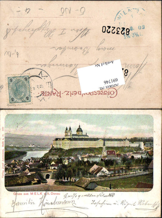 691746 Greetings from Melk on the Danube