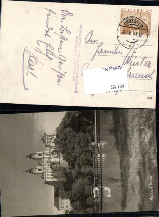 691752 Melk on the Danube, steamer Dürnstein, ship