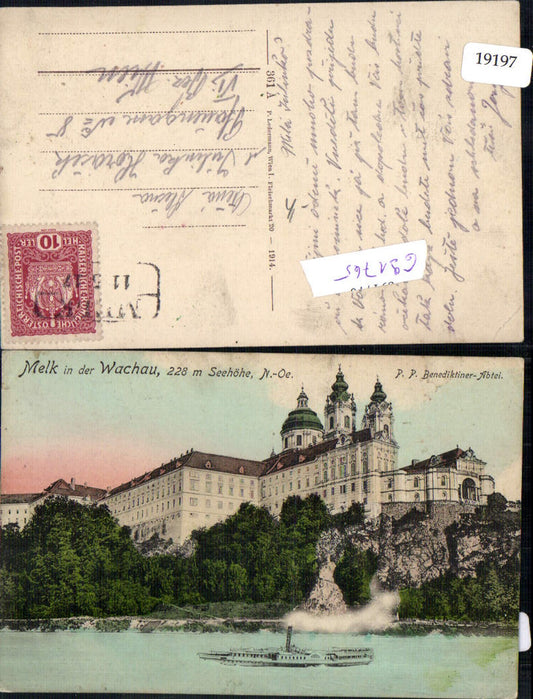 691765 Melk on the Danube Steamer pub Ledermann 361 A