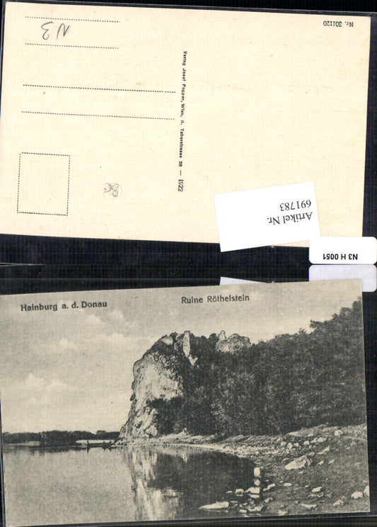 691783 Hainburg an der Donau, Röthelstein Castle ruins