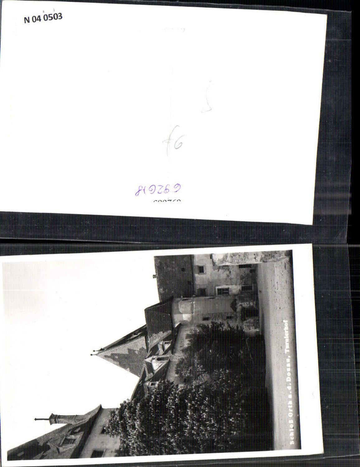 692678 rare photo postcard Orth an der Donau