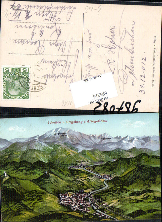 693216 great artists AK Eugen Felle Scheibbs Bird Show Neubruck Kienberg
