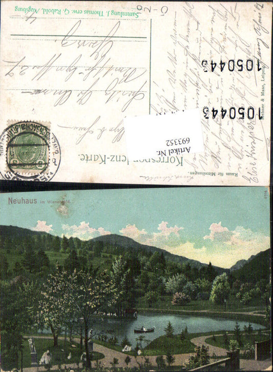 693352 Neuhaus im Wienerwald Weissenbach an der Triesting Stp. Collection J. Thomas Sachrang 