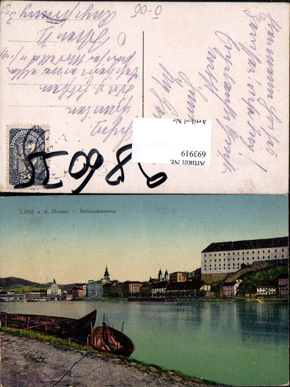 693919 Linz on the Danube Castle Barracks