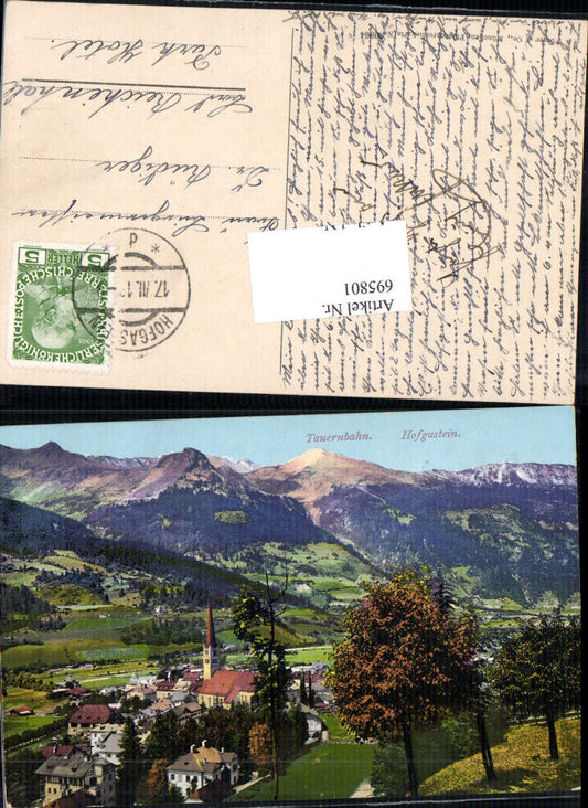 695801 Tauernbahn Hofgastein pub Purger & Co. 9864