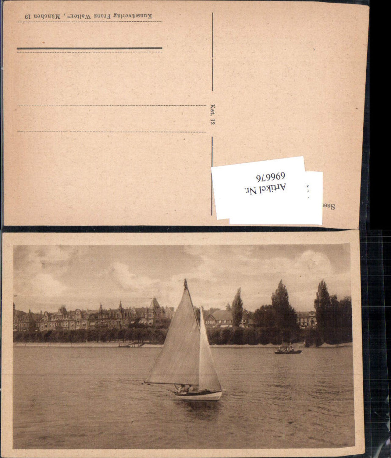 696676 Konstanz on Lake Constance, Konstanzer Hof, Seestraße, Segeboot