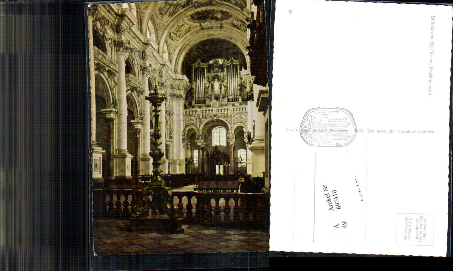 697410 St. Florian near Linz Organ