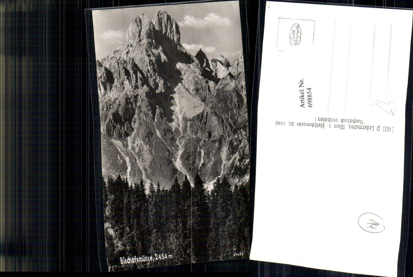 698854 Bischofsmütze near Goisern, Gosau