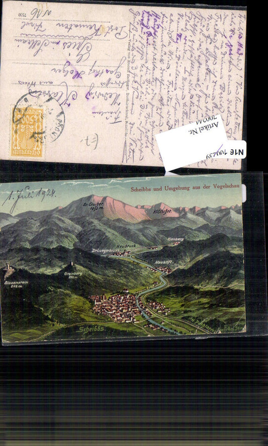 700244 Artist AK Eugen Felle Bird Show Scheibbs Ötscher Neustift
