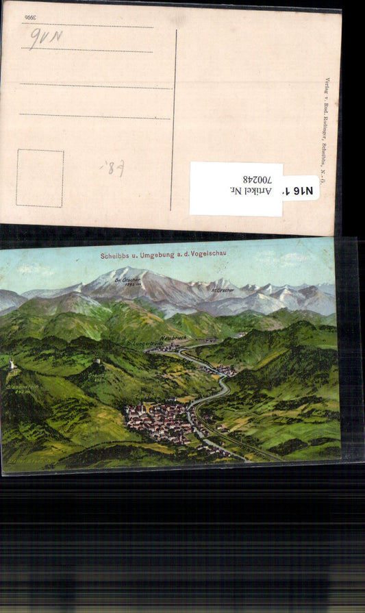 700248 Artist AK Eugen Felle Bird Show Scheibbs Ötscher Neustift
