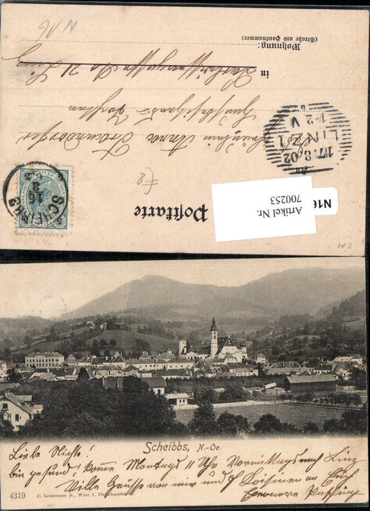 700253 Scheibbs around 1900 pub Ledermann 4319