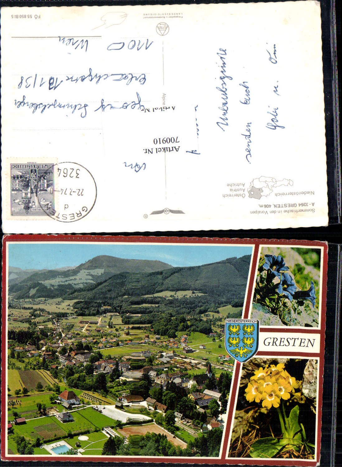700910 Gresten aerial photograph 