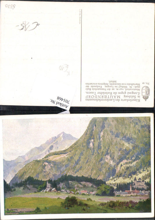 701468 Artist Fr. Jung Mauterndorf im Lungau near Tamsweg