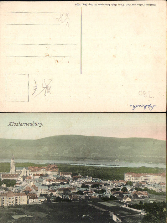 701504 Klosterneuburg 1910 near Vienna pub Sperling 3020