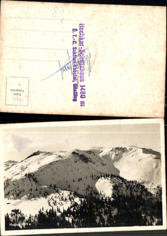701530 Hochkar bei Göstling an der Ybbs