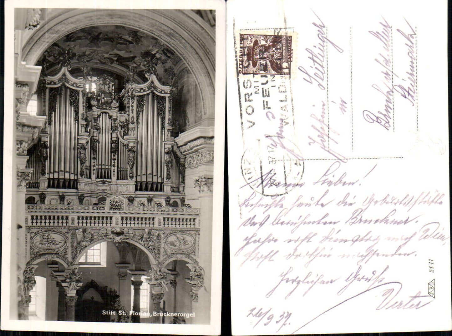 701774 St. Florian Abbey near Linz, Organ Church, Bruckner Organ