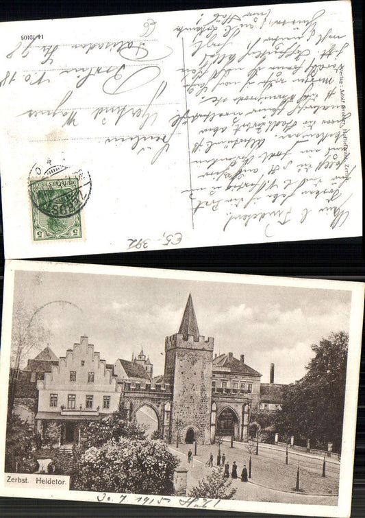 702890 Zerbst, Saxony-Anhalt, Heidetor pub, Grobler