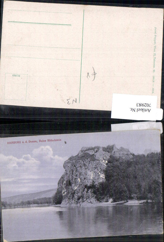 702983 Hainburg an der Donau Röthelstein Rock Ruin