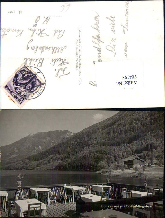 704198 Lunzersee Lunz am See Terrasse Gasthaus gel Allhartsberg Hilm Kematen