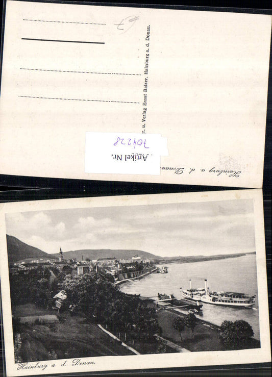 704228 Hainburg an der Donau Steamer Harbor
