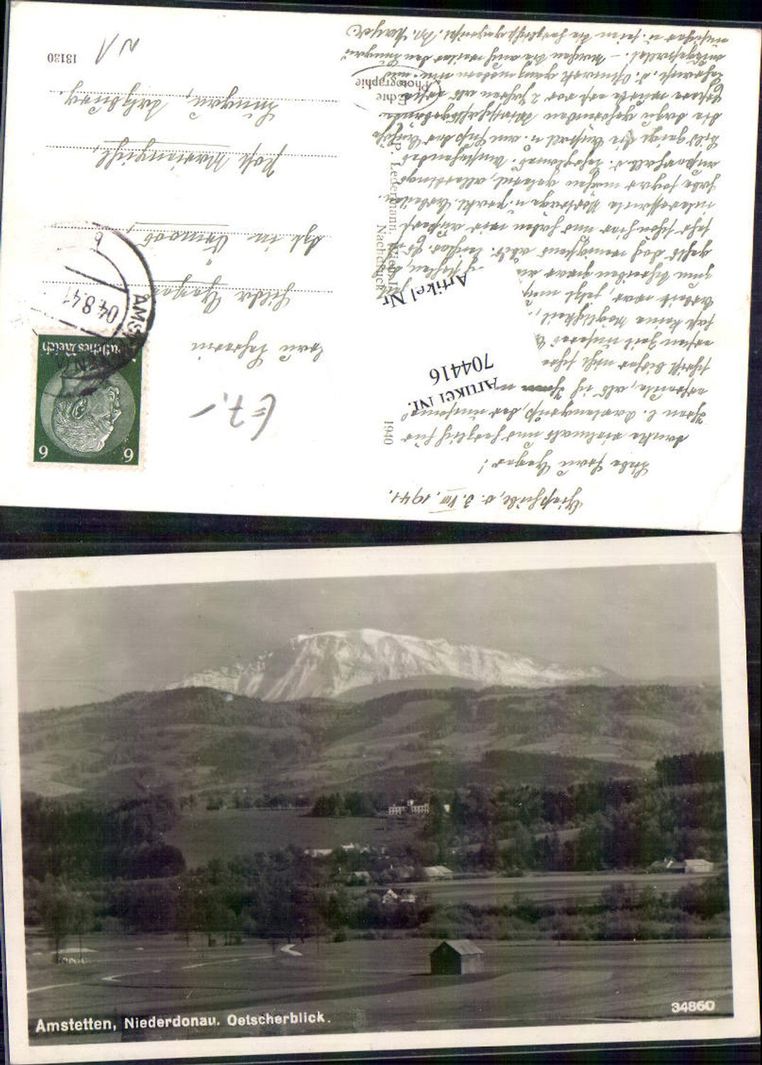 704416 Amstetten m. Ötscher Giesshübl Gieshübl School 