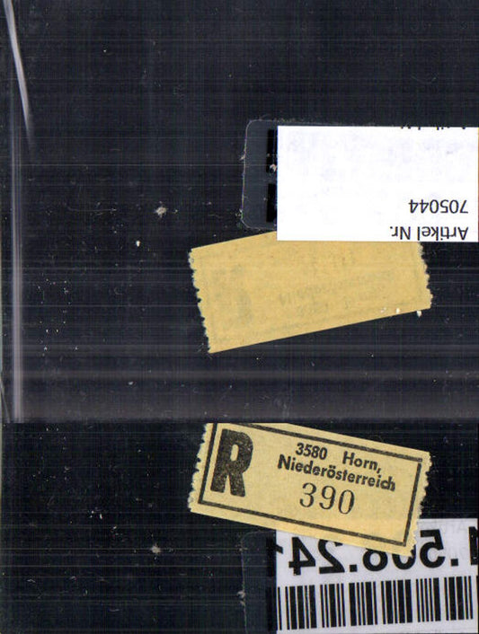 705044 Registration slip, Reko slip, R slip, Horn, Lower Austria