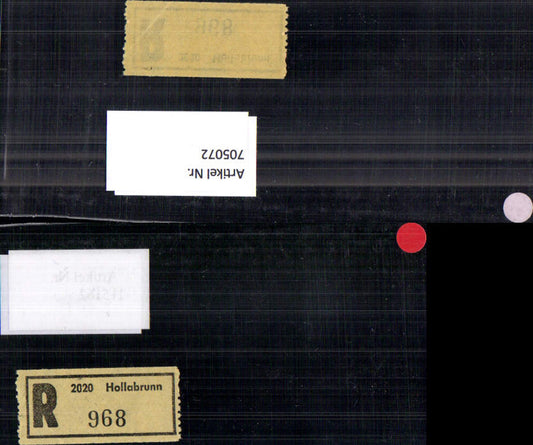 705072 Registration slip Reko slip R-slip Hollabrunn