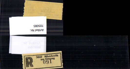 705085 Registration slip Reko slip R-slip Münichreith am Ostrong