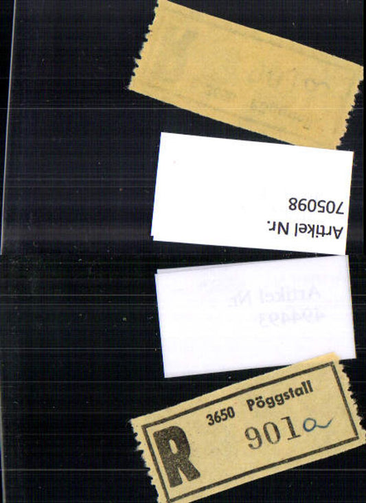 705098 Registration slip Reko slip R-slip Pöggstall