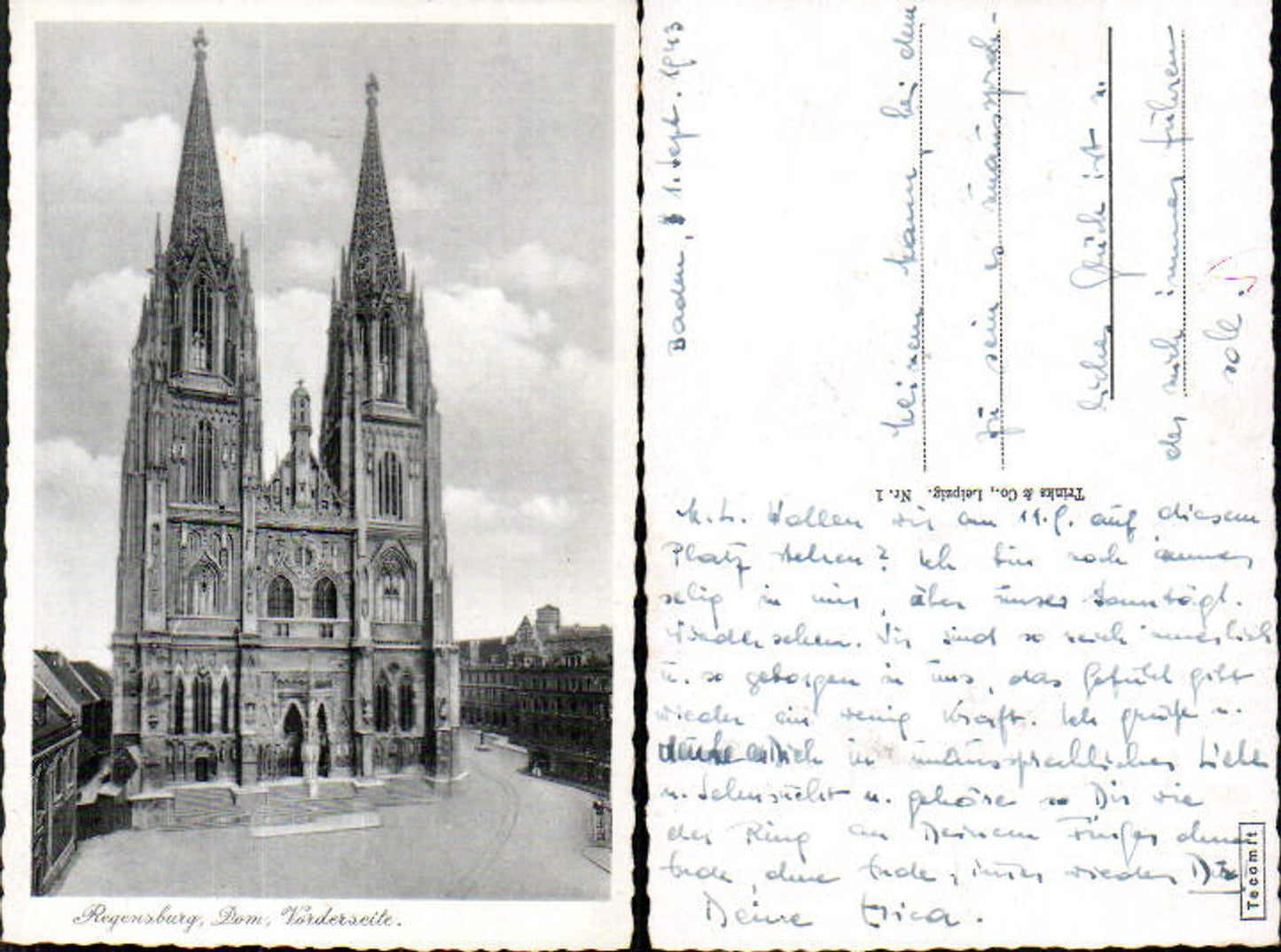 705248 Regensburg Dom Vorderseite pub Trinks Co 1