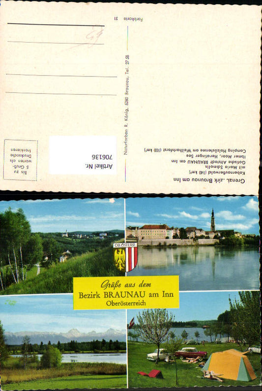706136 Braunau am Inn Kobernaußerwald Camping Tents Holzöstersee
