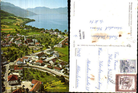 706231 Weyregg am Attersee aerial view