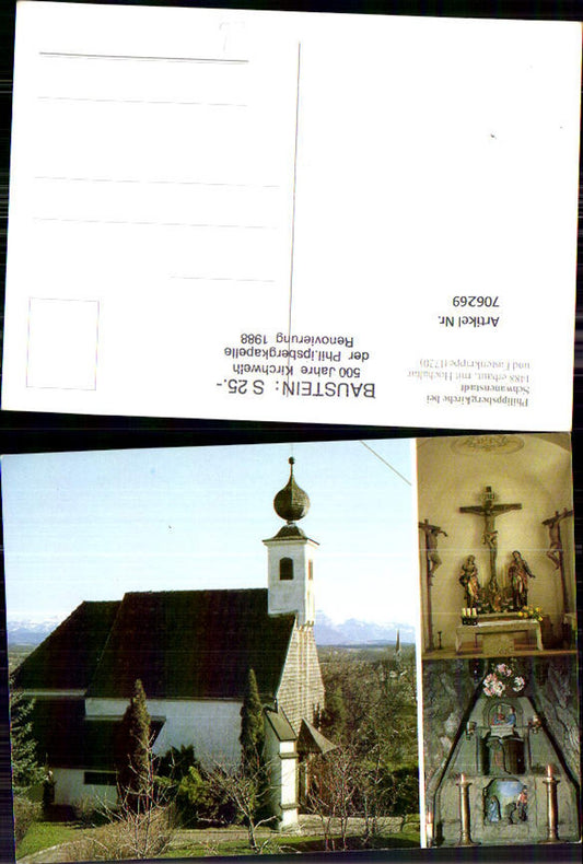 706269 Multi-image AK Schwanenstadt Philippsberg Church