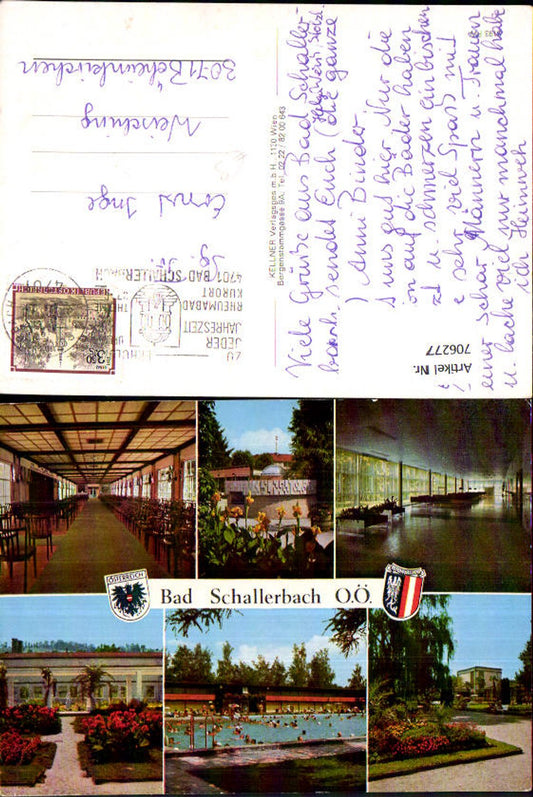 706277 Multi-image AK Bad Schallerbach Kurhaus Therme