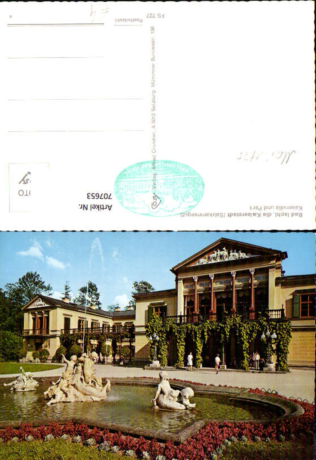 707653 Bad Ischl Kaiservilla and Park