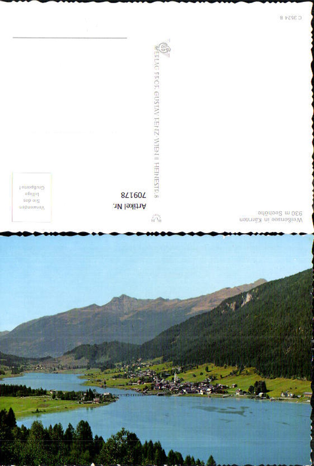 709178 Weißensee in Kärnten Ansicht