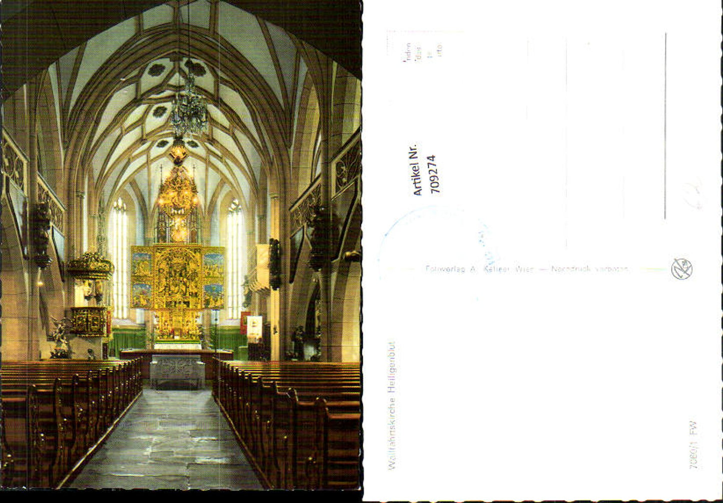 709274 Wallfahrtskirche Heiligenblut Großglockner Hochalpenstraße Innenansicht