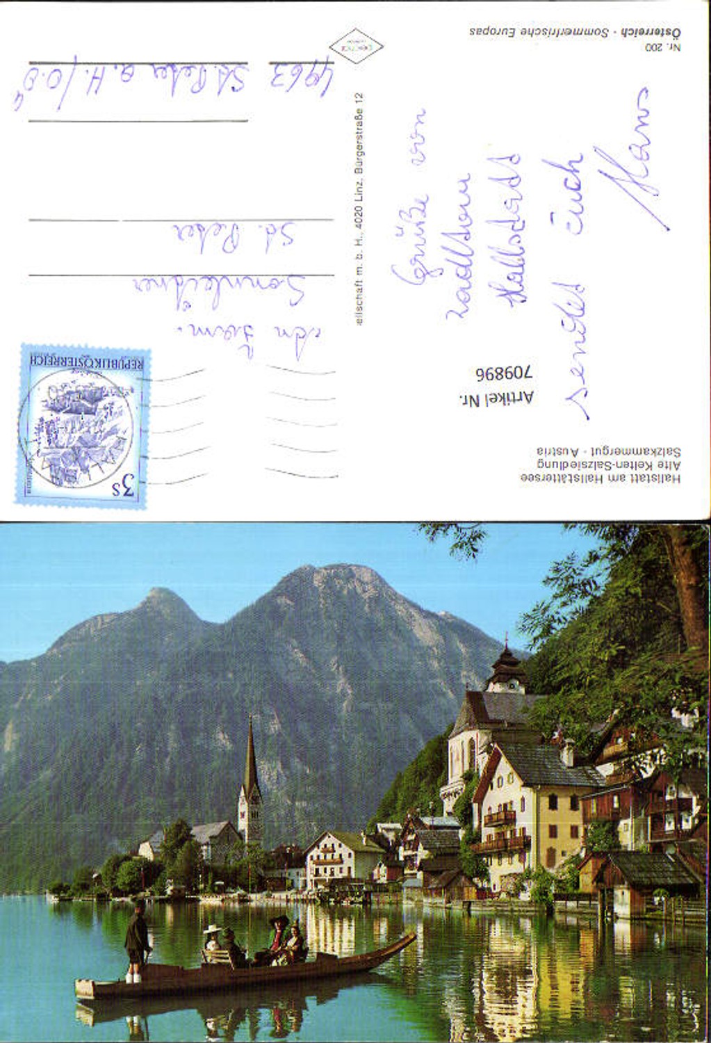 709896 Hallstatt on Lake Hallstatt
