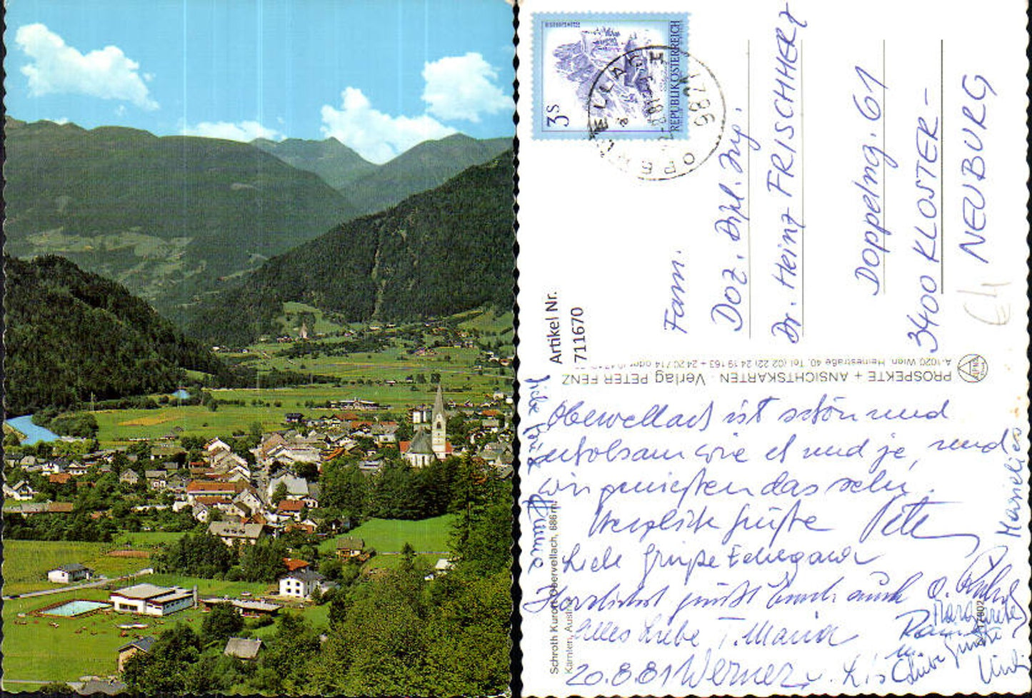 711670 Obervellach View