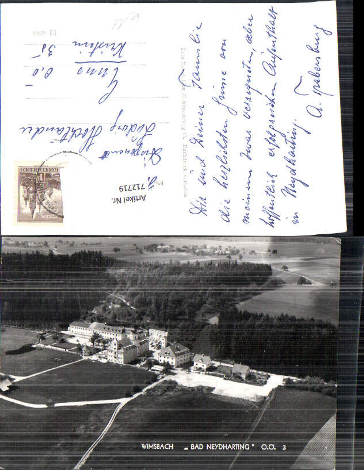 712719 Luftbild Fliegeraufnahme Wimsbach Neydharting