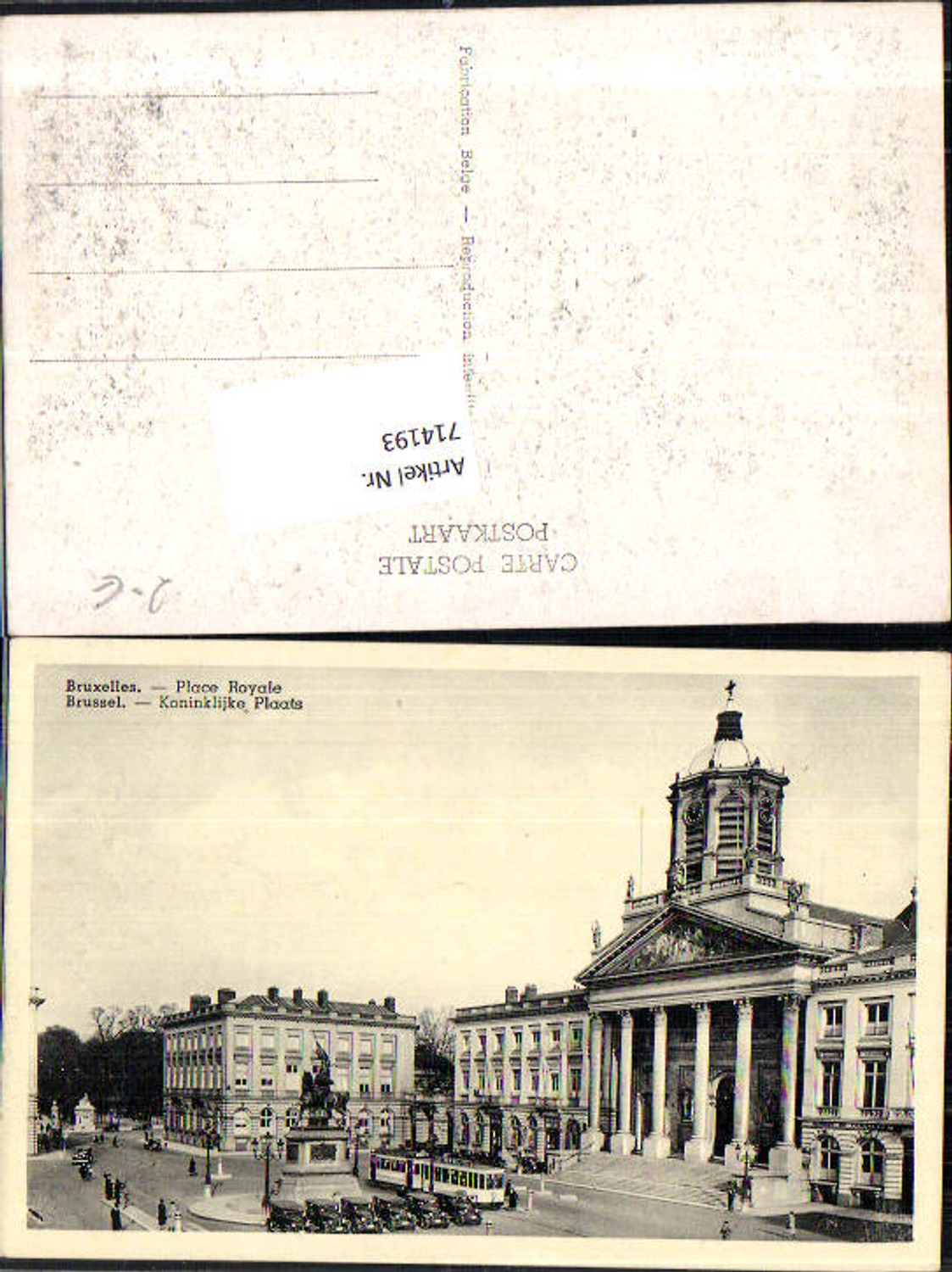 714193 Brussels, Place Royale