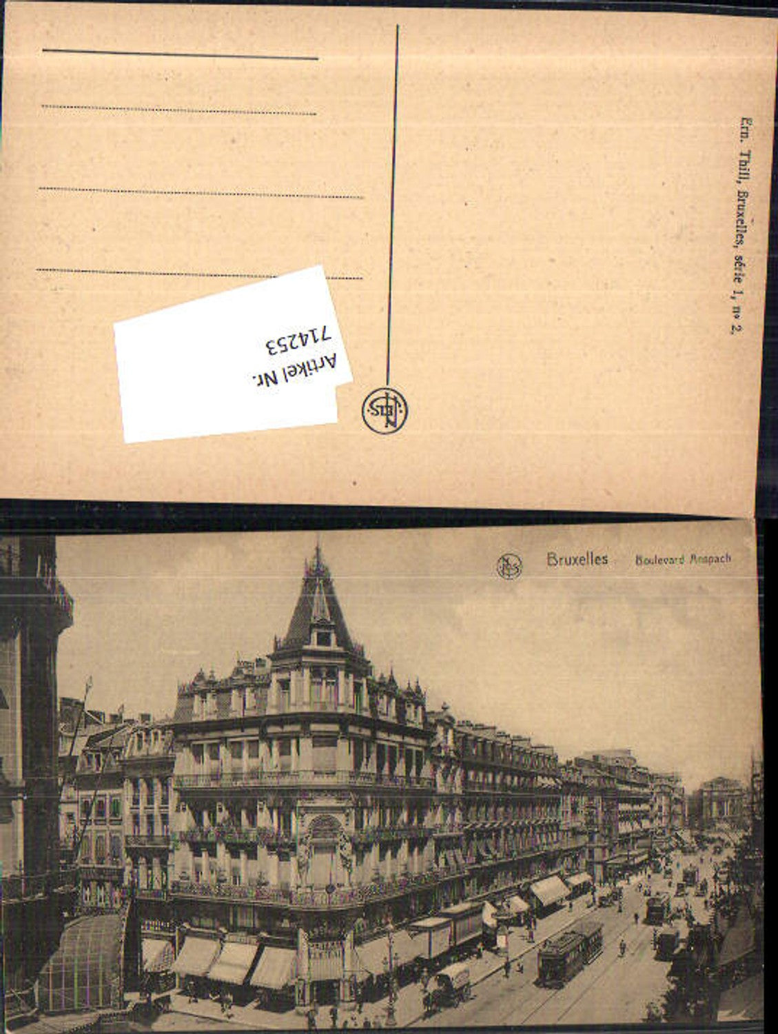 714253 Brussels, Bruxelles Boulevard, Anspach
